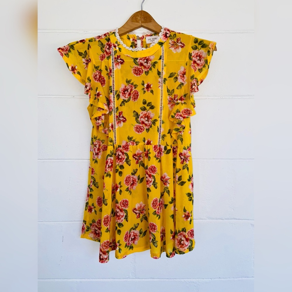 Sheer Flower Blouse